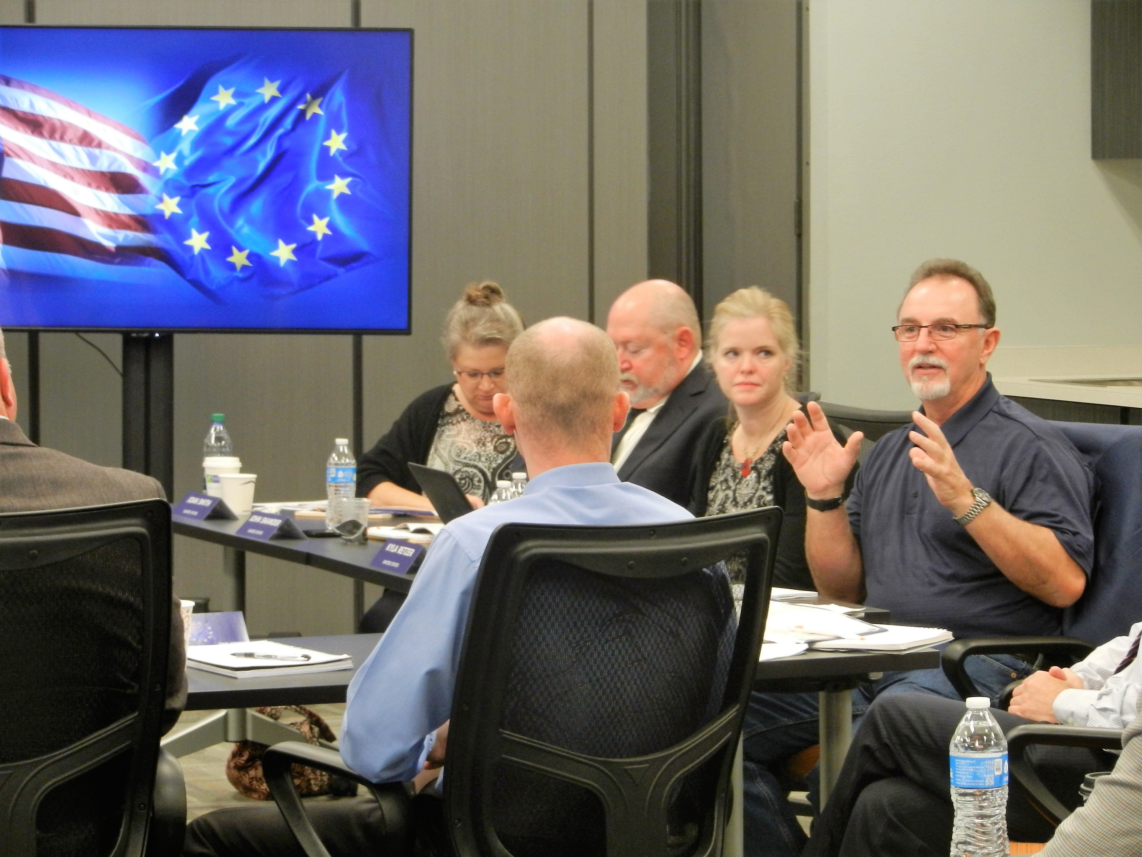 Rick Ingram, National STEPS Network, in discussion during introductions